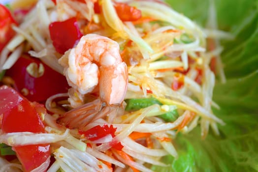 Papaya Salad Thai Food