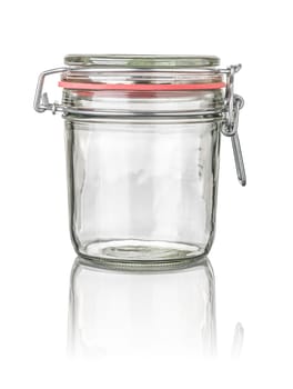 Cut-out preserving jar with wire bracket closure