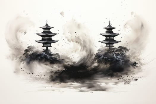 Immerse yourself in the realm of fantasy and behold the awe-inspiring sight of whirling sandstorm djinns.