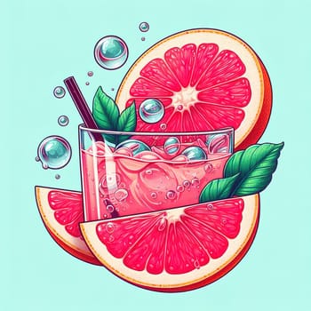 Beautiful picture with water drops, fruits. High quality photo