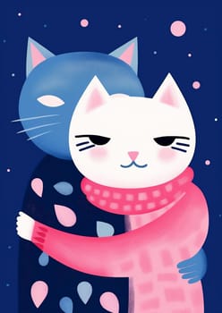 adorable character kitty art illustration drawing cartoon pet funny design kitten print cat love girl fun happy animal cute