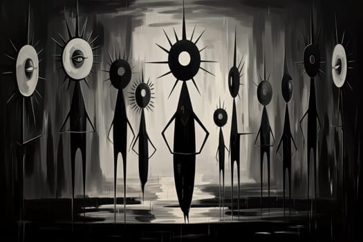 A mesmerizing portrayal of enchanted shadow mirrors, each reflecting tantalizing glimpses of parallel realms and alternate versions of oneself.