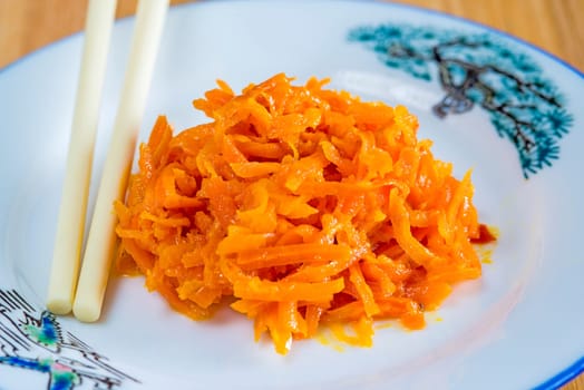 Carrot salad from Korea
