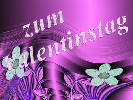 in  letters, all love for valentines day