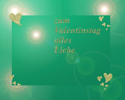 in  letters, all love for valentines day