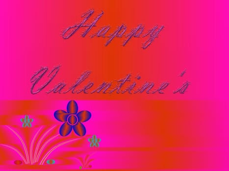 in  letters, all love for valentines day