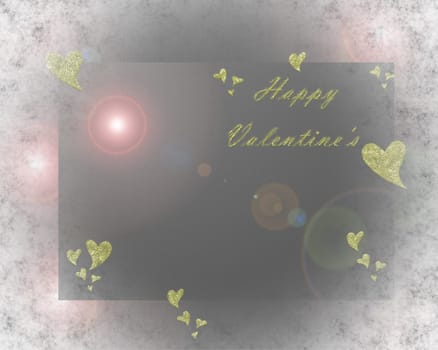 in  letters, all love for valentines day