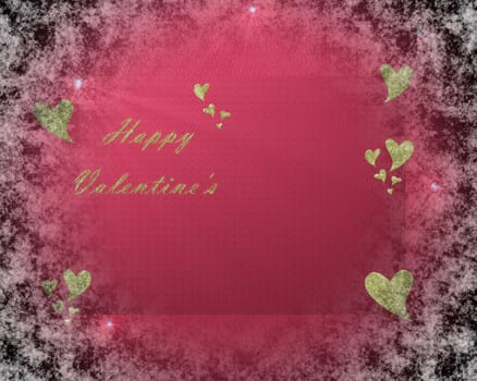 in  letters, all love for valentines day