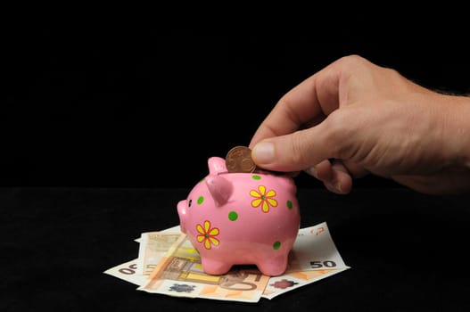 Save Money with One Pink Pig Piggy Bank