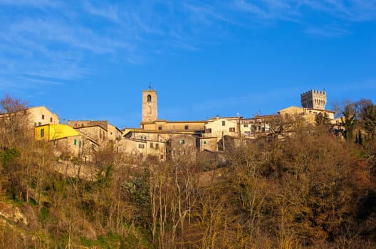 View of San Casciano in Val di Pesa in Italy