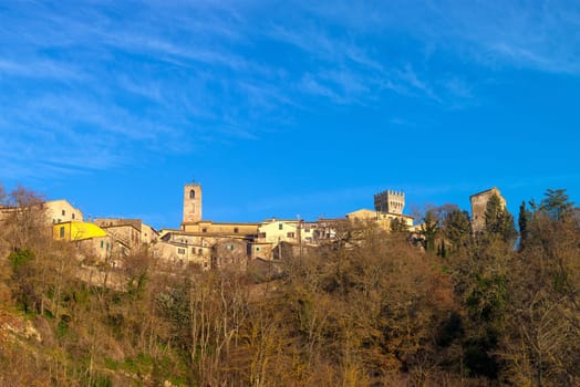 View of San Casciano in Val di Pesa in Italy