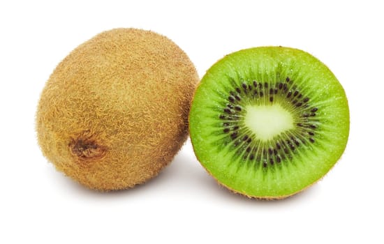 Fresh juicy kiwi isolated on white background