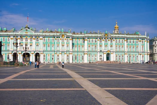 Hermitage Museum - Winter palace of Russian kings,  Saint Petersburg, Russia