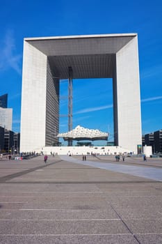 La Grande Arche in Quartier La Defense, Paris, France