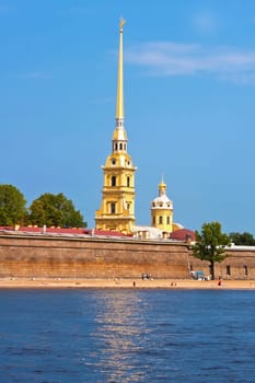 Peter and Paul fortress in Saint Petersburg, Russia