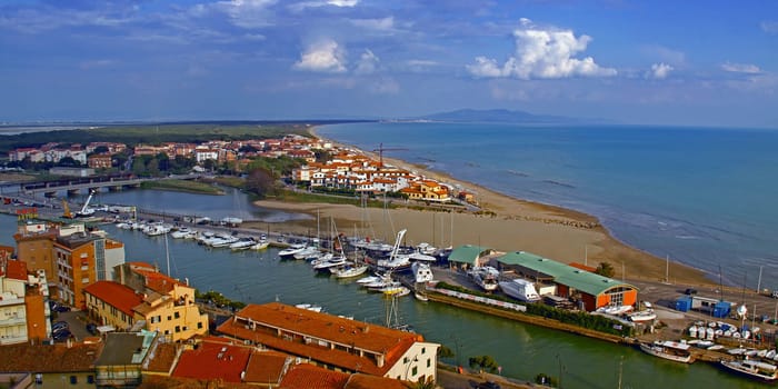 The port of Castiglione della Pescaia