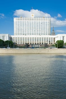 White House of parliament in Moscow, Russia