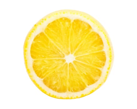 Fresh tasty lemon isolated on white background