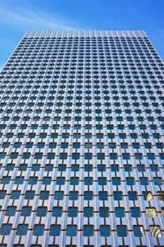 Modern skyscraper in La Defence district, Paris, France