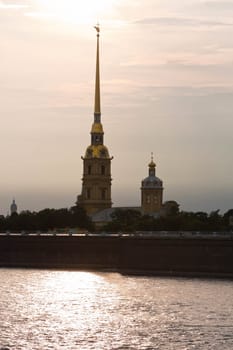 Peter and Paul fortress in Saint Petersburg, Russia