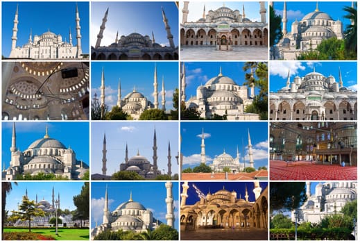 Sultan Ahmed Blue Mosque in Istanbul, Turkey