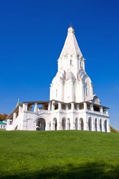 Russian orthodox Church of Ascension in park Kolomenskoe, Moscow