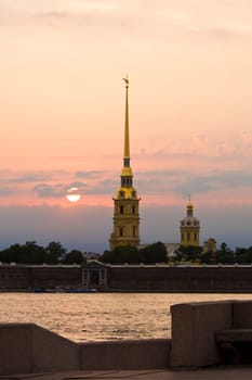 Peter and Paul fortress in Saint Petersburg, Russia
