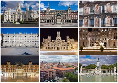 Collection of beautiful photos in Madrid, Spain