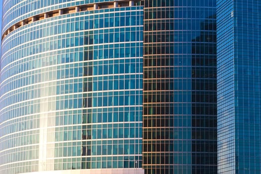 Modern scyscrapers of Moscow city business center