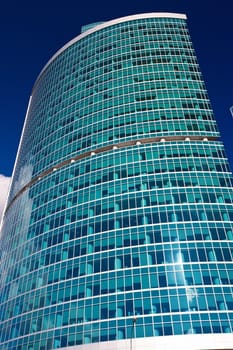 Modern scyscrapers of Moscow city business center