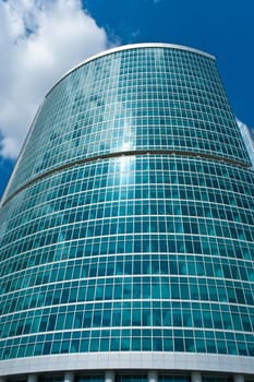 Modern scyscrapers of Moscow city business center
