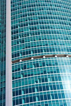 Modern scyscrapers of Moscow city business center