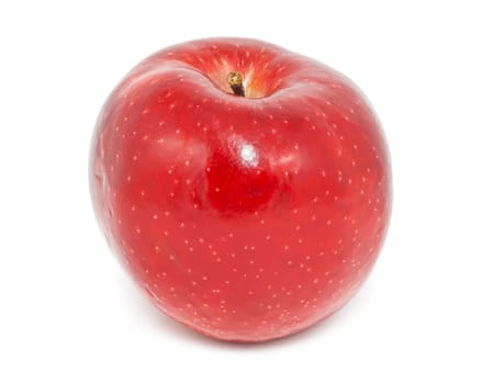 Nice fresh apple isolated on white background