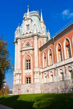 Tsaritsyno - State Museum Reserve Park in Moscow, Russia