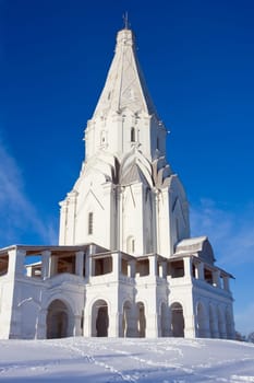 Russian orthodox Church of Ascension in park Kolomenskoe, Moscow