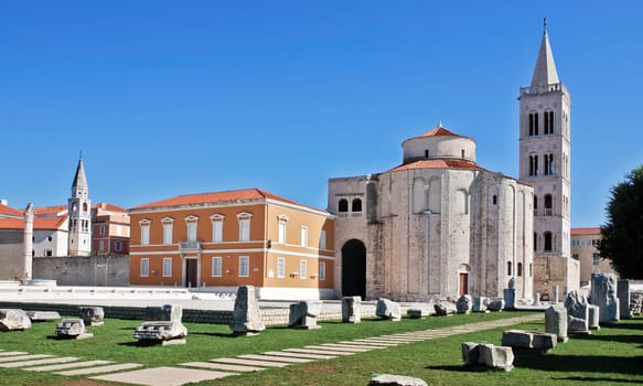 Agora and Church of St. Donat in Zadar
