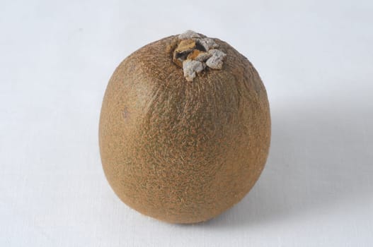 Very Ripe Healthy Kiwi on a White Background