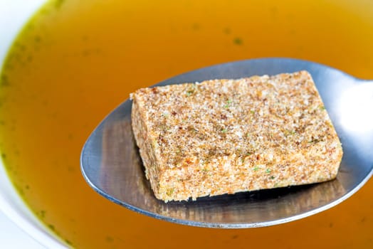 Meat stock cubes