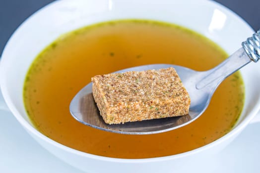 Meat stock cubes