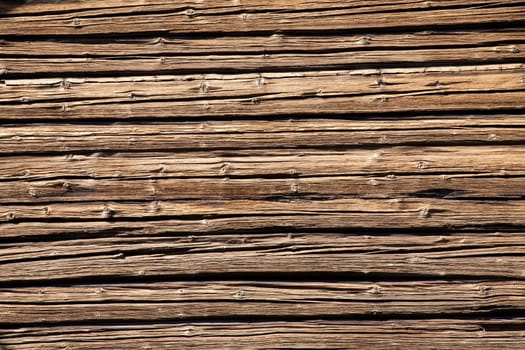 Textured background of rough, weathered wood