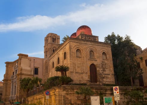 View of San Cataldo, Norman church in Palermo