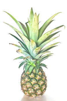 Pineapple isolated on white background