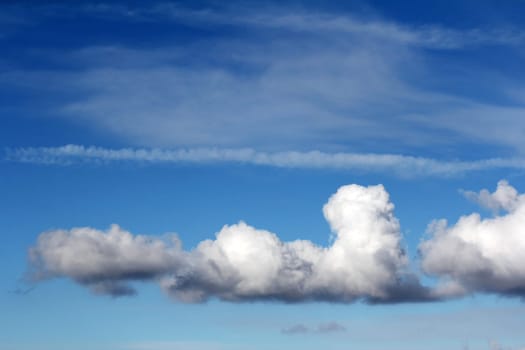 White-blue sky