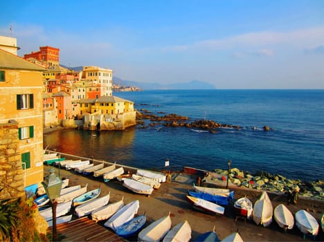 Boccadasse in Genova, Italy