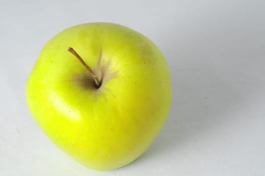 Very Ripe Healthy Apple on a White Background