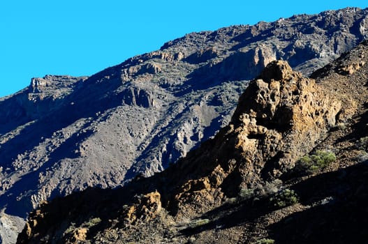 Desert Landscape in Volcan Teide National Park, Tenerife, Canary Island, Spain