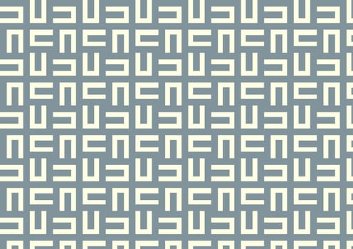Dark blue maze or labyrinth pattern on light yellow pastel color