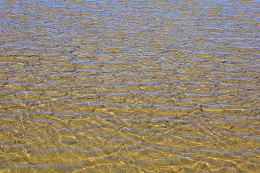 View of Salt evaporation ponds in Secovlje, Slovenia