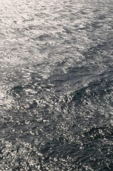 Blue Water Texture Pattern at Noon on the Atlantic Ocean