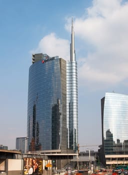 View of building of the government of Lombardy, Milan